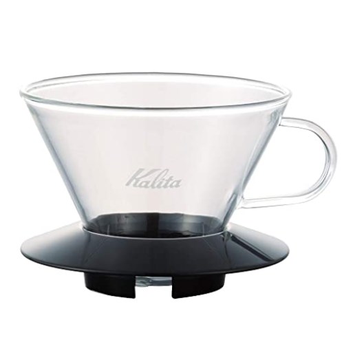 KAlita Glass Wave Dripper 185 (Black)_1 Ashcoffee