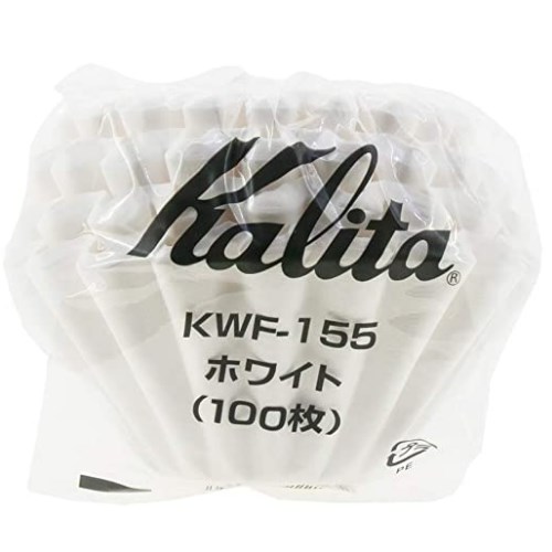 Kalita Wave Filter KWF-155 (100P) WHITE_2 Ashcoffee